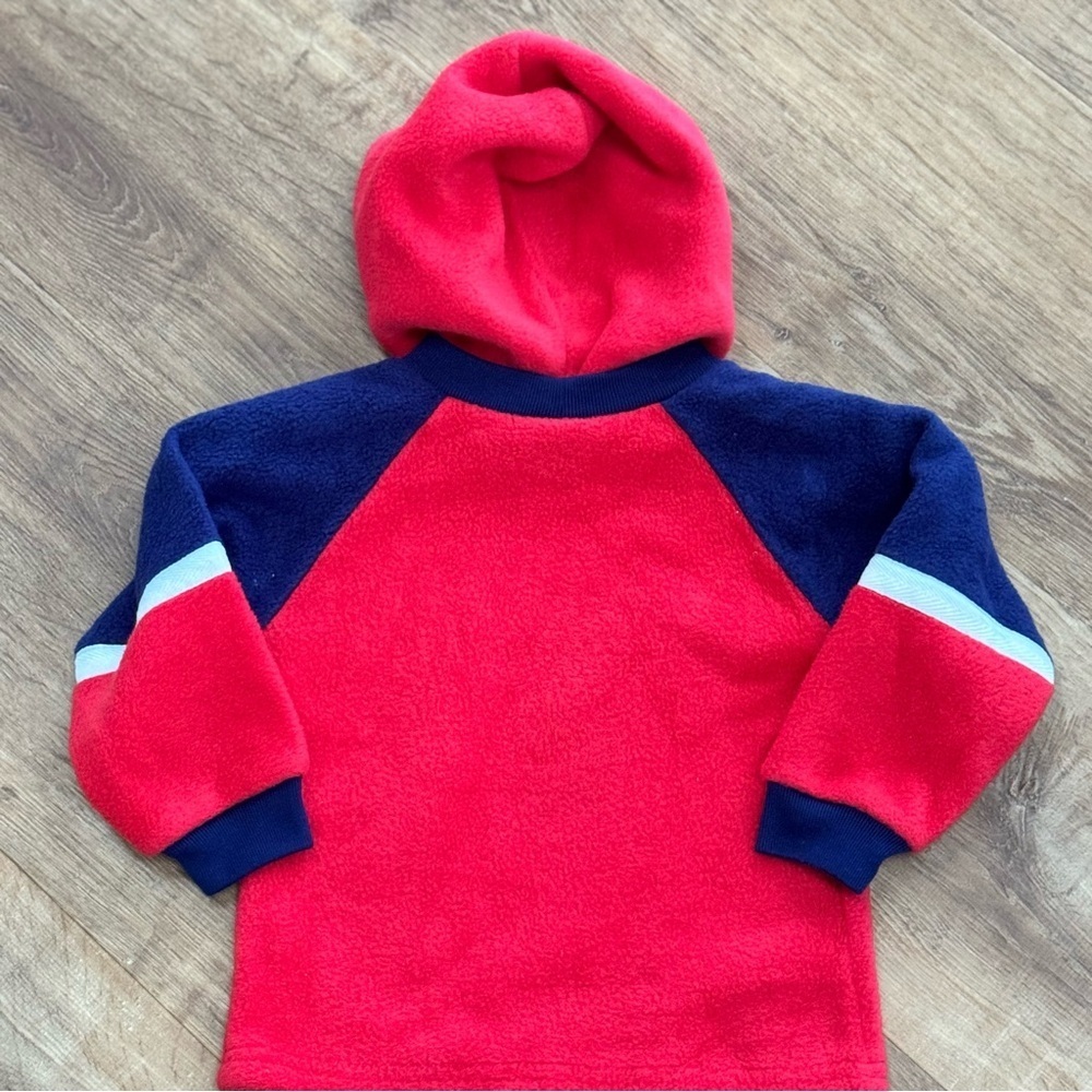 Kidz Force NYC 24 Months "My Football" Red Blue Fleece Pajama Set Loungewear - Picture 6 of 13